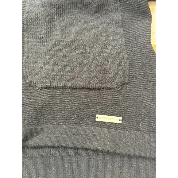 Takeshy Kurosawa Cardigan Men's XXL Black Merino Cashmere Blend NWT Italian Lux